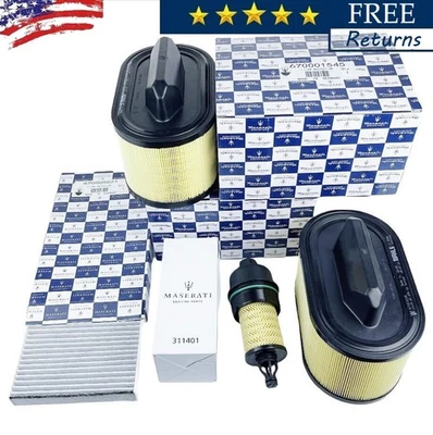 Maserati Ghibli Quattroporte & Levante Oil Filter, Air Filter,Ac Filter NEW Foto 1 de 4