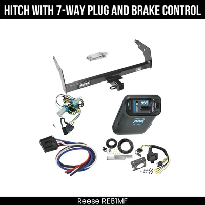 Reboque de engate PKG+ controle de freio para 98-00 Isuzu Hombre 98-04 Chevy S10 GMC Sonoma - Imagem 1 de 4