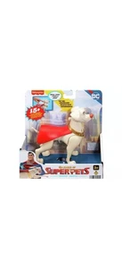FISHER PRICE DC LEAGUE OF SUPERPETS TALKING KRYPTO SUPERDOG TOY - Picture 1 of 3