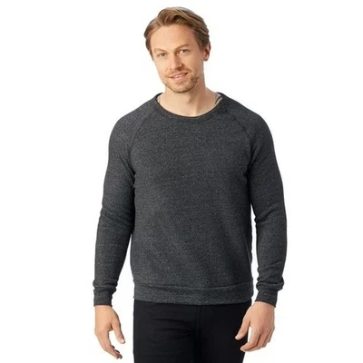 Sudadera grande negra ecológica para hombre Hanes Brand Alternative Apparel AGS4B93 Foto 1 de 3