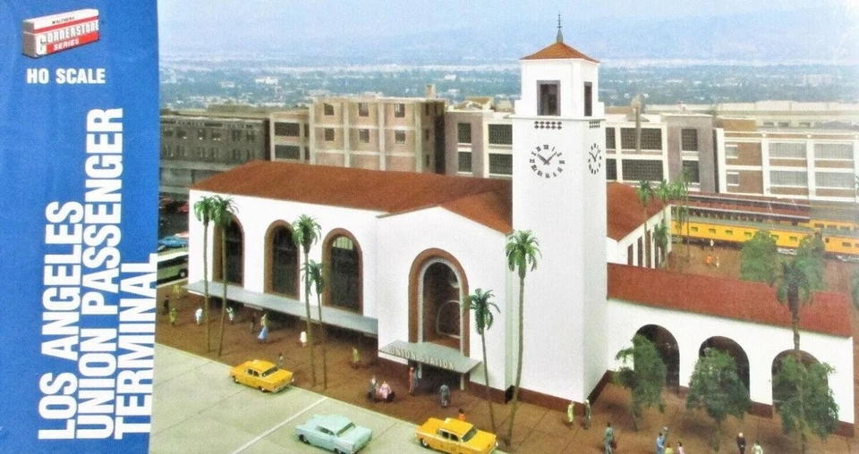 Kit de construção de estrutura de estação de passageiros Walthers 933-3390 HO Los Angeles Union - Imagem 1 de 1