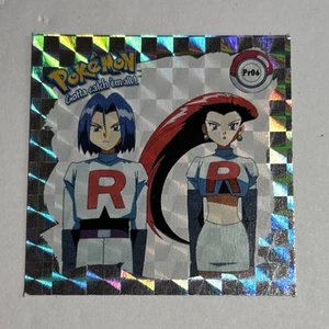 1999 Pokemon ArtBox Stickers Series 1 Prism Holo Pr06 Jesse & James NM - Picture 1 of 2