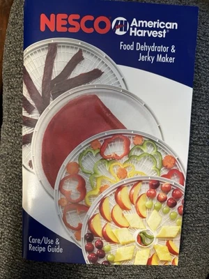(BOOK ONLY) NESCO American Harvest Food Dehydrator & Jerky Maker Care/Use GUIDE - Image 1 of 3