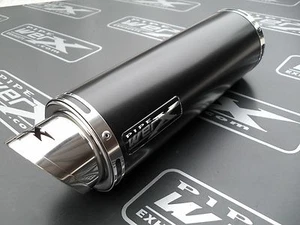 Silenciador de lata de escape de carreras Pipe Werx KTM 390 Duke 2017+ negro GP3 - Imagen 1 de 1