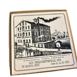 Vintage Sammlerstück St. Mary's Ohio Sesquicentennial Feierteller, 1973 - Bild 1 von 9