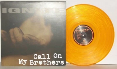 IGNITE Call On My Brothers Orange Vinyl LP Plays Well VG+ 2012 Revelation 091 - Image 1 of 4