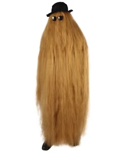 Addams Family Cousin Itt Inspired Costume – Wig, Hat & Glasses Set for Halloween - Picture 1 of 9