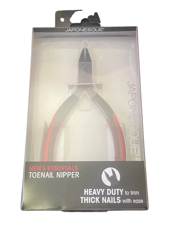 Japonesque Heavy Duty Stainless Steel Toenail Nipper/Clipper Black & Red 1 Ct.