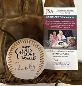 Don Mattingly Signed Autographed Official Gold Glove Baseball : JSA - Picture 1 of 4