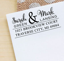 Personalisierte Stempel Hochzeit Selbstfärber Adresse Stamp Geschenk-Idee