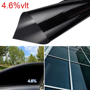 Bloque de luz tinte ventana ventana privacidad hogar película solar negro coche 4,6 % VLT - Imagen 1 de 10
