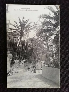Cartolina Bordighera Strada Romana e Giardino Moreno Animata GA522 - Picture 1 of 1