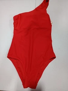 Kona Sol Women's Small One Piece Swimsuit One Shoulder Tummy Control Swimwear - Picture 1 of 2