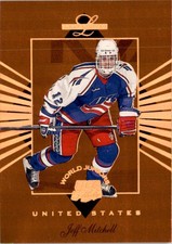 1994-95 Leaf Limited World Juniors - U.S.A. Jeff Mitchell 2275/5000 USA #8