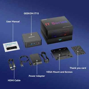 GEEKOM IT15 AI Mini PC Intel® Core™ Ultra 9 Processor 285H - Bild 1 von 4