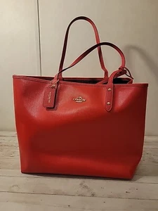 **NEU**COACH Tasche F36658 wendbar mit Beutel ~ braun rot - Bild 1 von 15