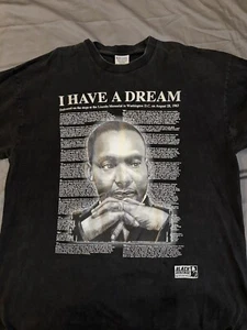 Vtg Ocean Bay Y2K Black Heritage Martin Luther King MLK I Have A Dream Shirt 3XL - Picture 1 of 5