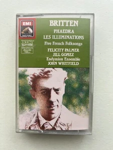 Britten Phaedra, Les Illuminations, 5 French Songs, John Whitfield Cassette Tape - Picture 1 of 4
