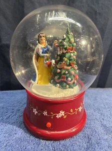 Disney Snow White Seven Dwarfs GEMMY  Snow Globe Air Blown        F3 - Picture 1 of 7