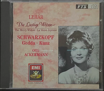 Lehar - Die lustige Witwe - Gesamtaufnahme 1953 - CD - ORIGINAL - Guter Zustand! - Bild 1 von 3