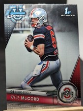 2023 Bowman Chrome U 101 Kyle McCord 1st Bowman Card Ohio State #101