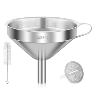 Kitchen Funnel for Filling Bottles, 5 Inch 18/8 Stainless Steel Funnel, Kitchen - Picture 1 of 12