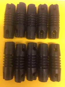 10 Pak Black Nylon Dog Bone Antenna Insulators For Ham Radio/ Shortwave - Picture 1 of 2