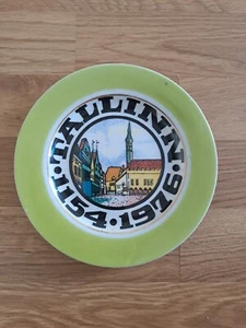 retro TALDRIK TALL, Sammelteller Souvenir Reise Tallinn Estland Porzellan - Bild 1 von 3