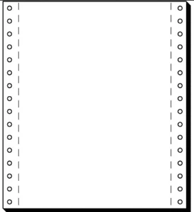 Bartsch Endlospapier Computerpapier Kontoauszüge A3 2000Blatt 12 Zoll x375mm,80g - Bild 1 von 6