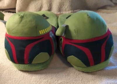 Zapatillas de felpa Star Wars Boba Fett diapositivas zapatos de casa unisex talla grande para hombre 11 12 Foto 1 de 4