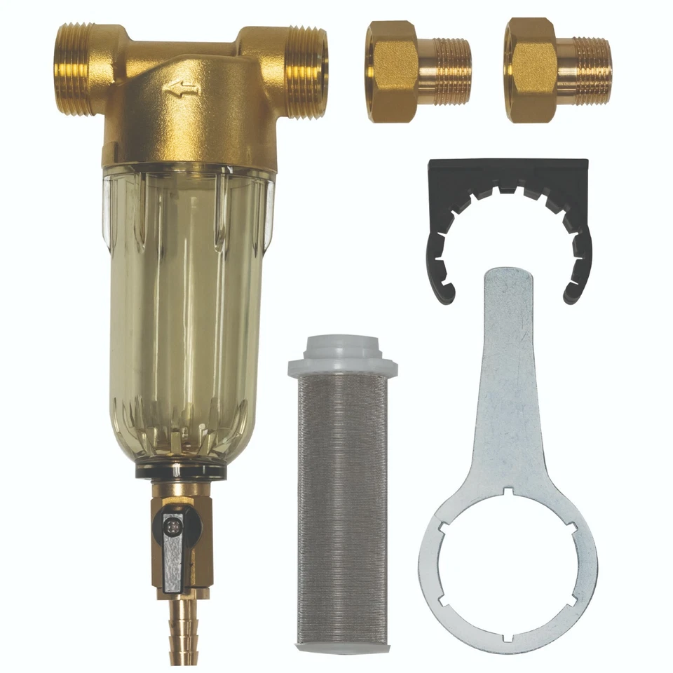 Whole House Sediment Water Filter Spin Down Home Filtration System – 40 Micron