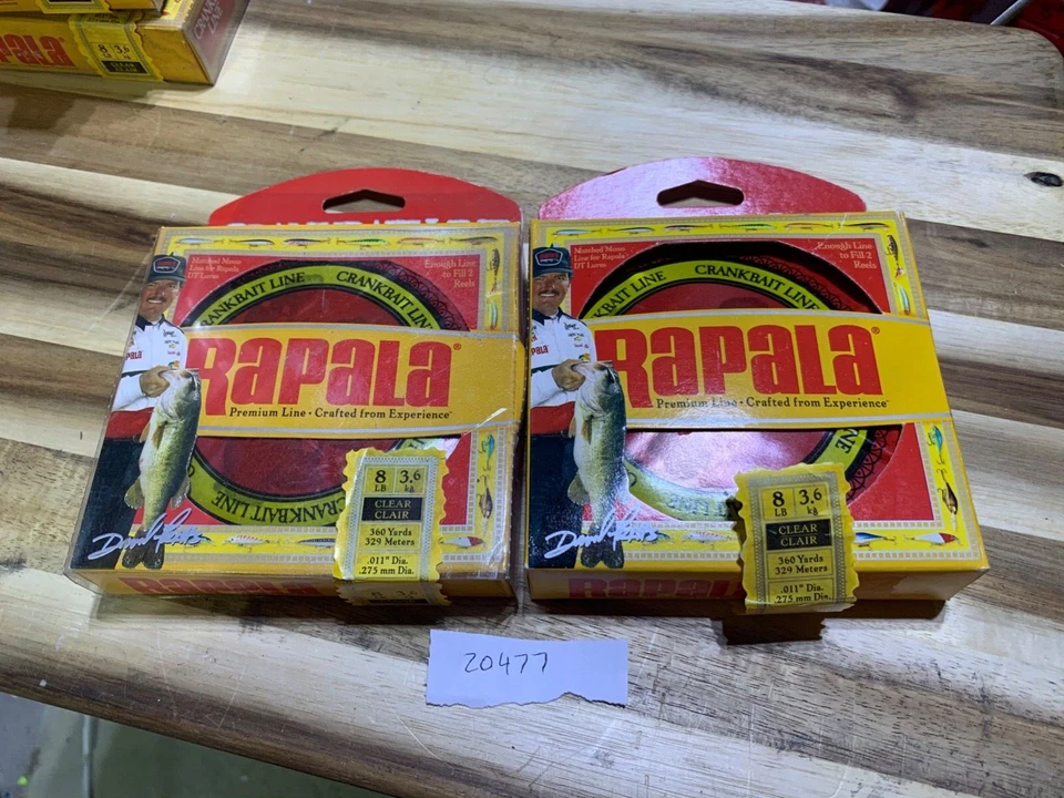 Línea de pesca Rapala 8 lb mono 360 yardas (2 carretes) (lote #20477) Foto 1 de 4