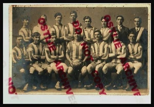 Dalton UNITED KINGDOM RPPC 1917 RUGBY TEAM Studio Shot EXCELSIORS Great Britain - Picture 1 of 3