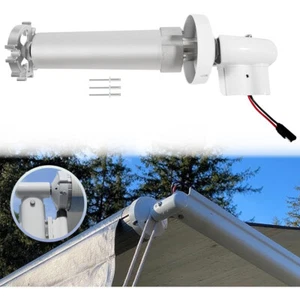 White Dometic A&E WeatherPro PrPower Patio Replacement Awning Motor 3307923.115B - Picture 1 of 11