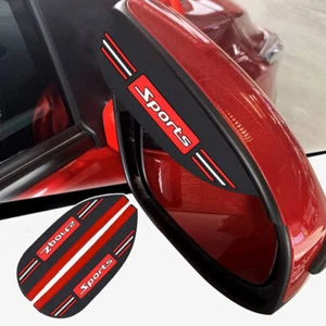Ricambi Auto Sportivi Specchio Retrovisore Pioggia Protezione Sopracciglia Copertura Accessori - Foto 1 di 15