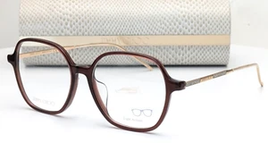 Jimmy Choo JC367/F 09Q Brown Rectangle Womens Eyeglasses 52mm - Picture 1 of 7