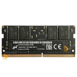 Micron 16GB 2RX8 DDR4 PC4-2400T PC4-19200S 260PIN SO-DIMM Laptop Memory RAM - Picture 1 of 4