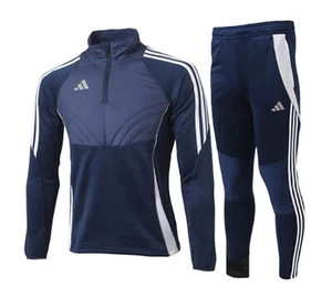 Adidas Youth Tiro 24 Winterized Suit Set Navy Kid Shirts Pants Jersey IY0116 - Picture 1 of 12