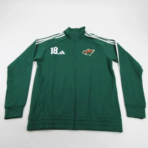 Minnesota Wild adidas Jacket Men's Green New - Picture 1 of 5