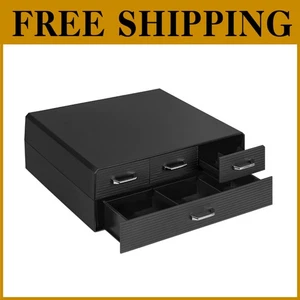 Caja de almacenamiento de cápsulas - 4 cajones, Nespresso, K-Cups - negra - Imagen 1 de 9