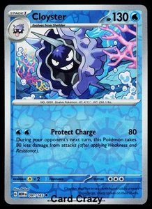 Cloyster 091/165 Reverse Holo SV: Scarlet & Violet 151 Pokemon Card [Near Mint] - Picture 1 of 1