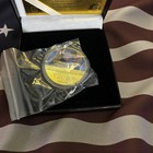 Donald Trump Commemorative Coin - Presidential Term 2024 Half Dollar Gold Tone