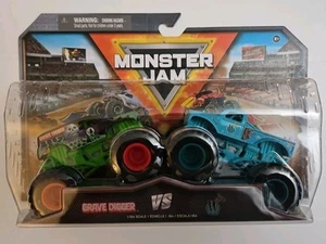 Monster Jam Grave Digger vs Whiplash escala 1:64 fundido a presión 2025 - Imagen 1 de 6