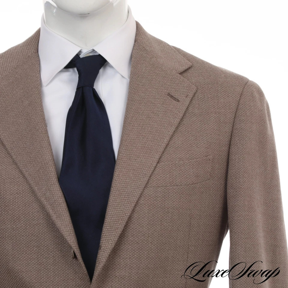 NWT The Armoury x Ring Jacket Japan Zegna Heritage Wool Taupe Mod. 3 Blazer 52 - Image 1 of 4