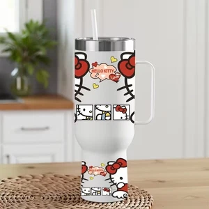 2pcs Sanrio Hello Kitty Themed UV DTF Transfer Paper, Suitable for 40oz Cups - Picture 1 of 2