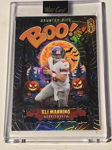 Eli MANNING 2025 Wild Card Haunted TRUE 1/1  BOO! SPIDER WEB  - Picture 1 of 5