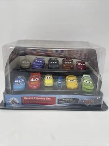 Disney Parks Exclusive Pixar Cars  Deluxe Figurine Set of 11 Cars New Sealed - Picture 1 of 2