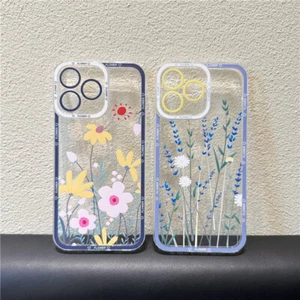 For Huawei Honor Case Cute Flower Clear Phone Cover Back Fashion Women Girl Soft - Picture 1 of 13