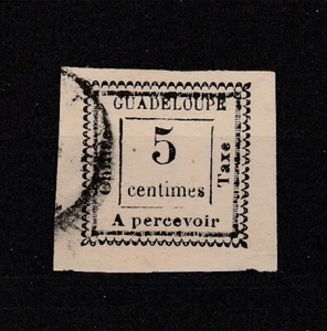 GUADALUPA GUADELOUPE 1884 SEGNATASSE 1 V YVERT 6 MF51659 - Imagen 1 de 1