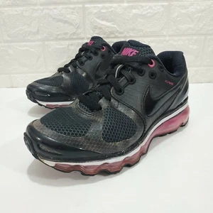 Nike Air Max 2010 Flywire Wineberry Sz 8.5 EUR 38 Black Running Shoes 386374-007 - Picture 1 of 11